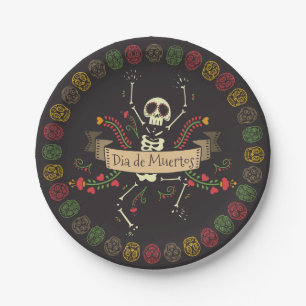 Dia de los Muertos Halloween Party   Papieren Bord
