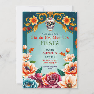💀🎉Dia de los Muertos Hart en Ziel Kaart