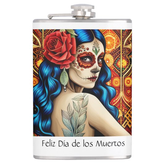Día de los Muertos Heupfles (Voorkant)