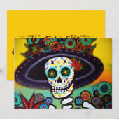 DIA DE LOS MUERTOS INVITATION (Devant / Derrière)