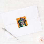 Día de los Muertos Jour des Stickers Morts (Enveloppe)