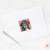 Día de los Muertos Jour des Stickers Morts (Enveloppe)
