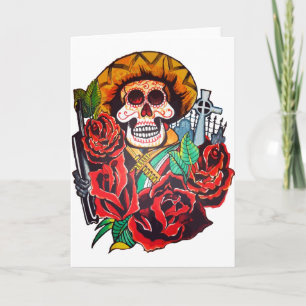 dia de los muertos kaart