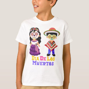 Dia De Los Muertos Kinderen T-shirt