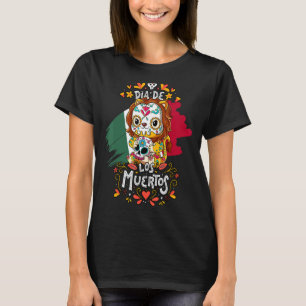 Dia De Los Muertos Lion T-shirt
