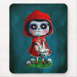 Dia de los Muertos Little Red Riding Hood Muismat