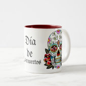 Día de los muertos Mug (Devant droit)