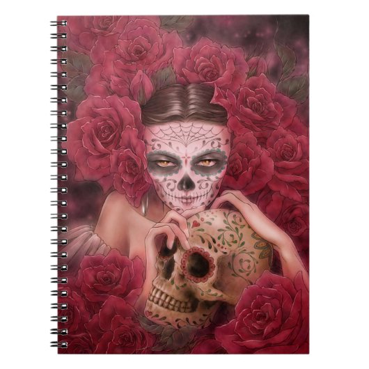 Dia de los Muertos Notebook Notitieboek (Voorkant)