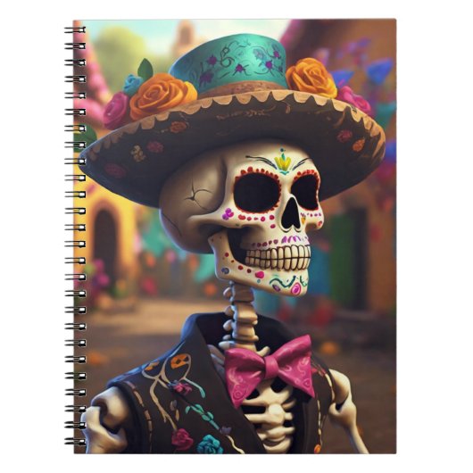 Dia de los Muertos Notitieboek (Voorkant)