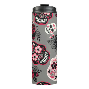 Dia de los Muertos: patroon Thermosbeker