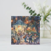 "Dia de los Muertos", ritmes van de viering Kaart (Staand voorkant)