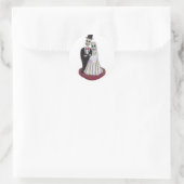 Dia de los Muertos Ronde Sticker (Tas)