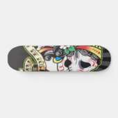 Dia de los Muertos Schaats Board Skateboard (Horizontaal)