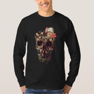 Dia De Los Muertos Schedel Natuur Bos Schedel Dag  T-shirt