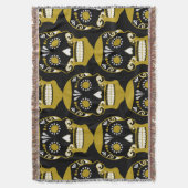 Día de los Muertos Schedel Print Deken (Voorkant Verticaal)