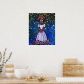 Dia de los muertos Senorita Bride Poster (Keuken)
