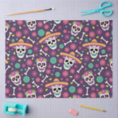 Día de los Muertos Serie Ontwerp 4 Tissuepapier (Craft)