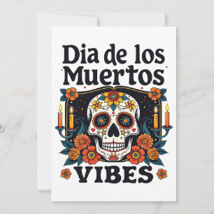 Día De Los Muertos Sfeer Oaxaca Dag van de Doden Kaart