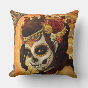 Dia De Los Muertos Sierkussen