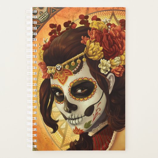 Dia De Los Muertos Sierkussen Planner (Voorkant)