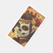 Dia De Los Muertos Sierkussen Servet (Hoek)