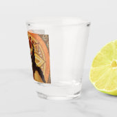 Dia De Los Muertos Sierkussen Shot Glas (Rechts)