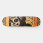 Dia De Los Muertos Sierkussen Skateboard (Horizontaal)