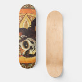 Dia De Los Muertos Sierkussen Skateboard (Voorkant)