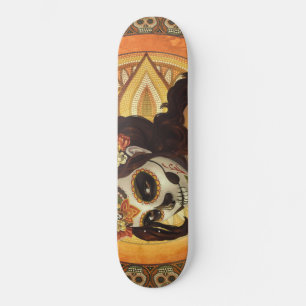 Dia De Los Muertos Sierkussen Skateboard