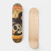 Dia De Los Muertos Sierkussen Skateboard (Voorkant)