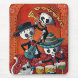 Dia de Los Muertos Skeleton Mariachi Trio Muismat