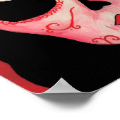 Dia de los Muertos Skeletons Satan Print (Hoek)