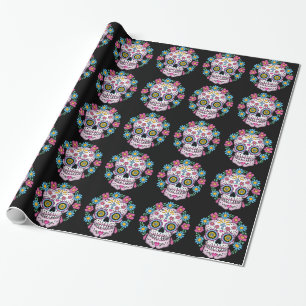 Dia de los Muertos Skull Cadeaupapier