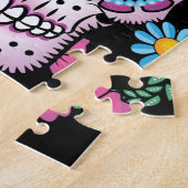 Dia de los Muertos Skull Legpuzzel (Zijkant)