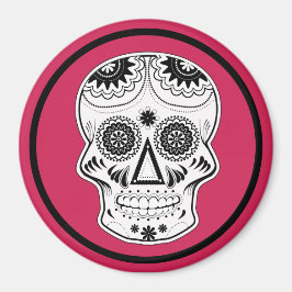 Dia de Los Muertos Skull Magnet Magneet