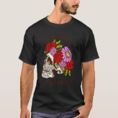 Dia De Los Muertos Skull Mask Rozen T-shirt (Voorkant)
