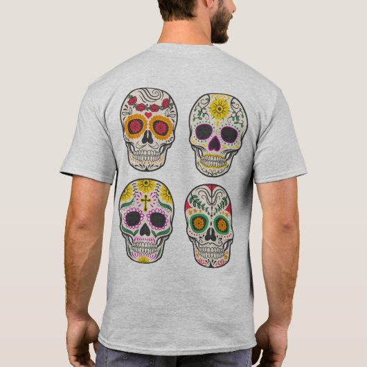 Dia de los Muertos Skulls | Shirts (Achterkant)