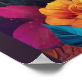 Dia de los Muertos Sugar Skull Beauty Poster (Hoek)