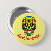 Dia de los muertos - Sugar Skull Button (Voorkant /achterkant)