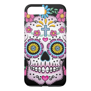 Dia de los Muertos Sugar Skull iPhone 8 Plus / 7 Plus Hoesje