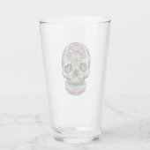 Dia De Los Muertos Sugar Skull Glas (Achterkant)