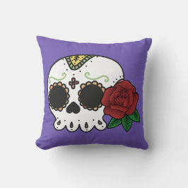 Dia de los Muertos Sugar Skull Kussen