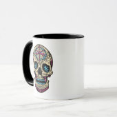 Dia De Los Muertos Sugar Skull Mok (Voorkant links)