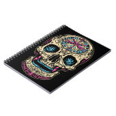 Dia De Los Muertos Sugar Skull Notitieboek (Linkerzijde)