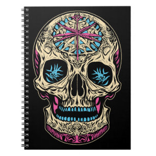 Dia De Los Muertos Sugar Skull Notitieboek