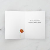 Dia de los Muertos Suikerschedel, bloemen en Españ Kaart (Binnen)