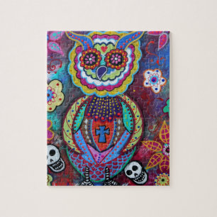 DIA DE LOS MUERTOS TALAVERA WISE OWL LEGPUZZEL