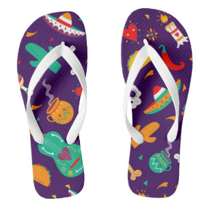 Dia De Los Muertos Teenslippers