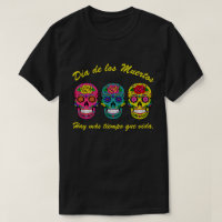 Día de los Muertos Three Sugar Skulls Halloween