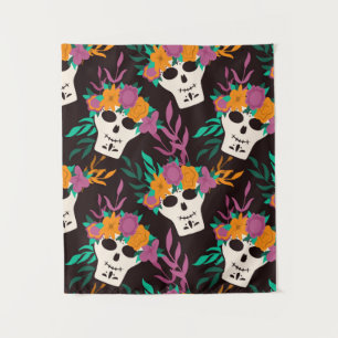 Dia de Los Muertos, traditioneel Mexicaans Hallowe Wandkleed